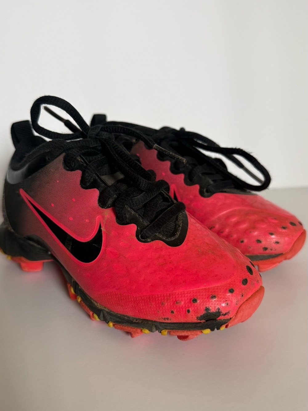 Nike Kids' Pink and Black Cleats